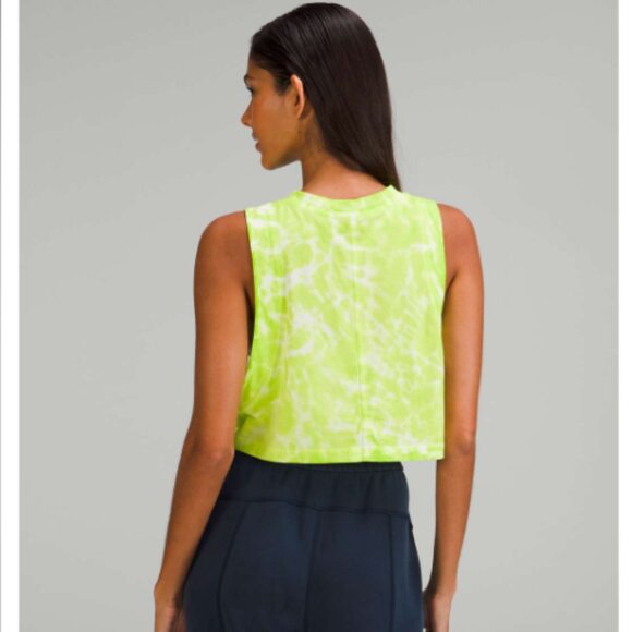 Brand New Lululemon All Yours Cropped Cotton Tank Top *Tie Dye - Picture 3 of 7